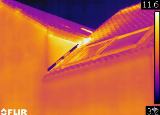 Thermografie of infraroodopname van woningen: controle thermische isolatie
